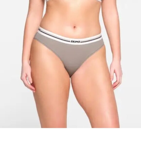 NWT SKIMS Everybody Logo Bikini Smoke Gray Grey Make Your Own Bundle Size 4x $20 - Picture 3 of 16